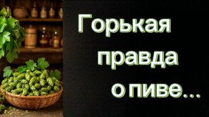 #118 Хмель и солод. Горькая правда о пиве. Пивной алкоголизм.