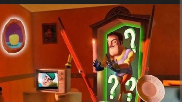 Hello neighbor Нашел 2 Потайных ПРОХОДА и Кинул Предмет Сквозь Стену БАГ