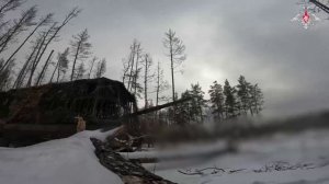 Экипажи танков Т-90М «Прорыв» ГрВ «Запад» уничтожили позиции ВСУ на Краснолиманском направлении