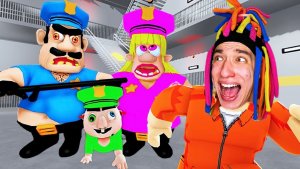 КИТАЙКА И ПОБЕГ ИЗ ТЮРЬМЫ СЕМЬИ БРУНО В ROBLOX!