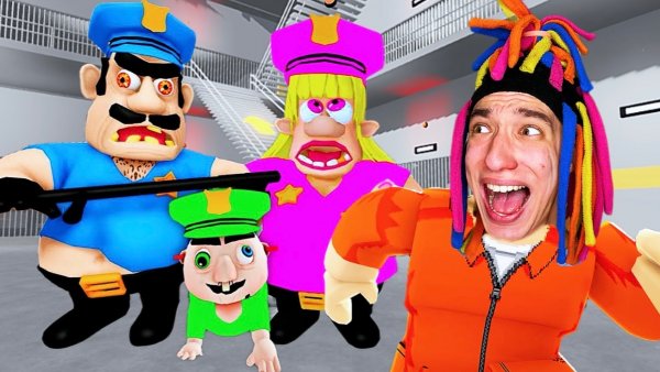 КИТАЙКА И ПОБЕГ ИЗ ТЮРЬМЫ СЕМЬИ БРУНО В ROBLOX!