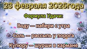 Народные приметы на 23 февраля 2026 года