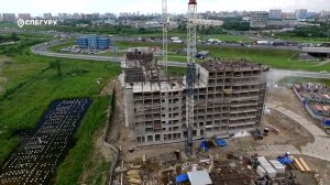 ЖК «Московский UP-Квартал» — аэросъёмка июль 2017