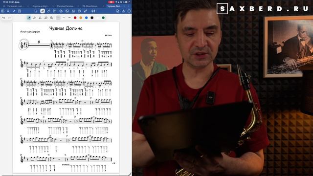 Mr.Credo - Чудная долина (Разбор на саксофоне)