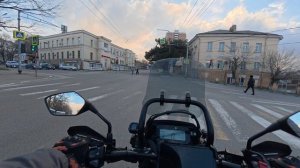 Поездка по Новороссийску на Honda CRF300L