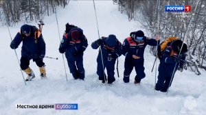 МЧС провело учения по спасению людей из‑под лавин на Чегете