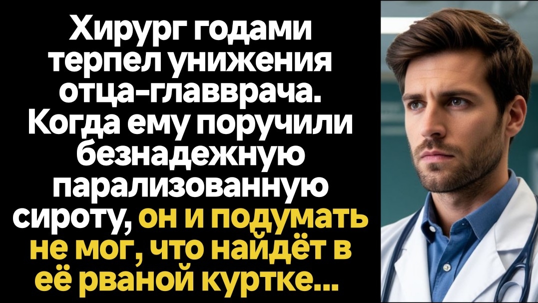 ИСТОРИИ ИЗ ЖИЗНИ/Хирург годами терпел унижения отца-главврача, но когда ему поручили парализованную смотреть онлайн