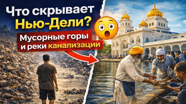 Шокирующий ДЕЛИ: Реки из мусора, Электро-лом и Храм Сикхов