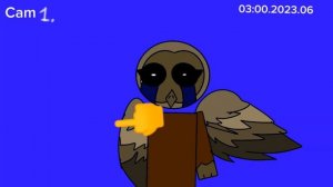 неизвестный объект попал на камеру