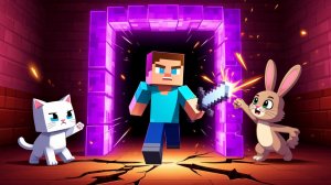 🎮 Minecraft ожил! Портал, Крипер и новые игры дома 🗡️