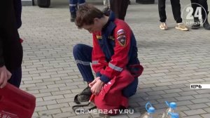 Региональные соревнования студенческого корпуса спасателей прошли в Керчи