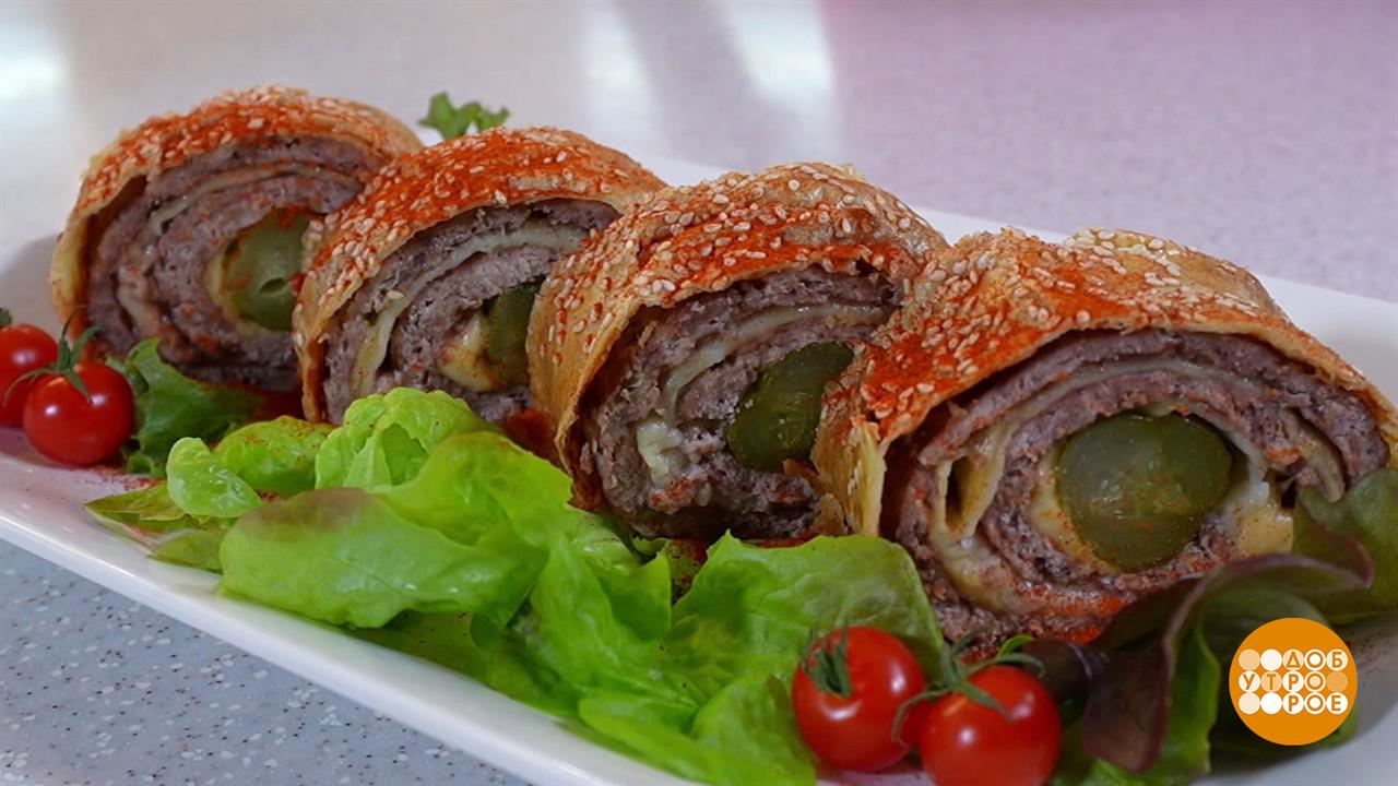 Настоящий рулет для настоящих мужчин. Доброе утро. Суббота. Фрагмент выпуска от 21.02.2026 смотреть онлайн