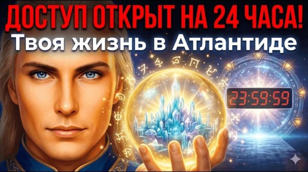 ХРОНИКИ АКАШИ: Узнай свою прошлую жизнь на Атлантиде. Доступ открыт 24 часа ✨