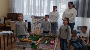 Команда "Заря" МБДОУ д/с 34 "Лукоморье". Защита математического проекта