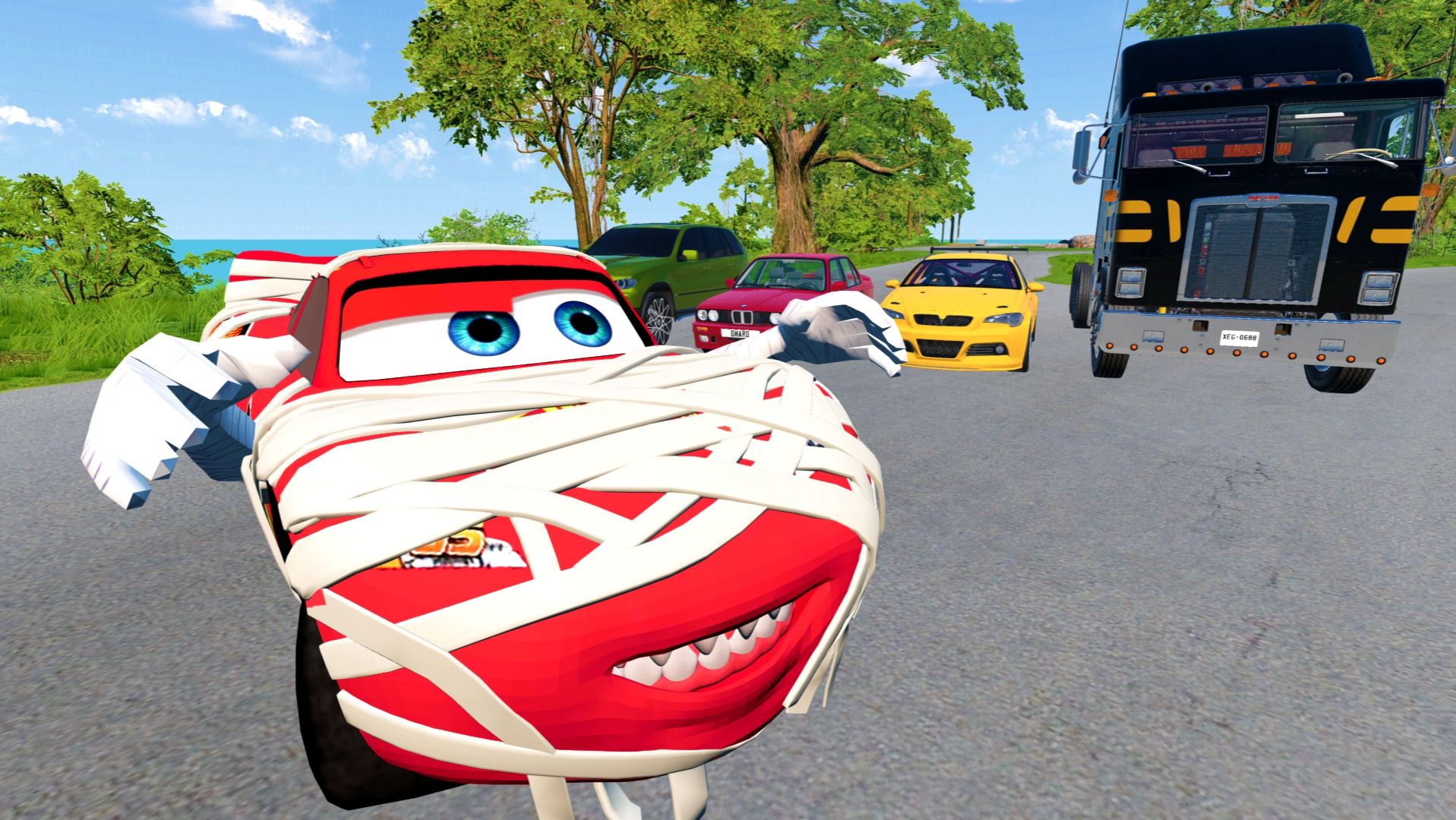 МУЛЬТИКИ ПРО МАШИНКИ МАКВИН: гоночная феерия — прыжки, искры и весёлые столкновения! МУЛЬТИКИ ПРО МАШИНКИ МАКВИН: гоночная феерия — прыжки, искры и весёлые столкновения!