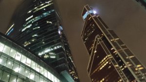Ночная прогулка Москва-Сити Очень красивые виды Влог