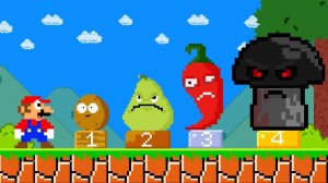 🌻Марио решает поиграть в Plants vs Zombies!