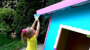 Детский игровой домик своими руками / Colorful playhouse for kids