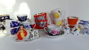 Фарфор из СССР с ручной росписью