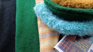 Косынки вязаные на машине / подготовка к ярмарке