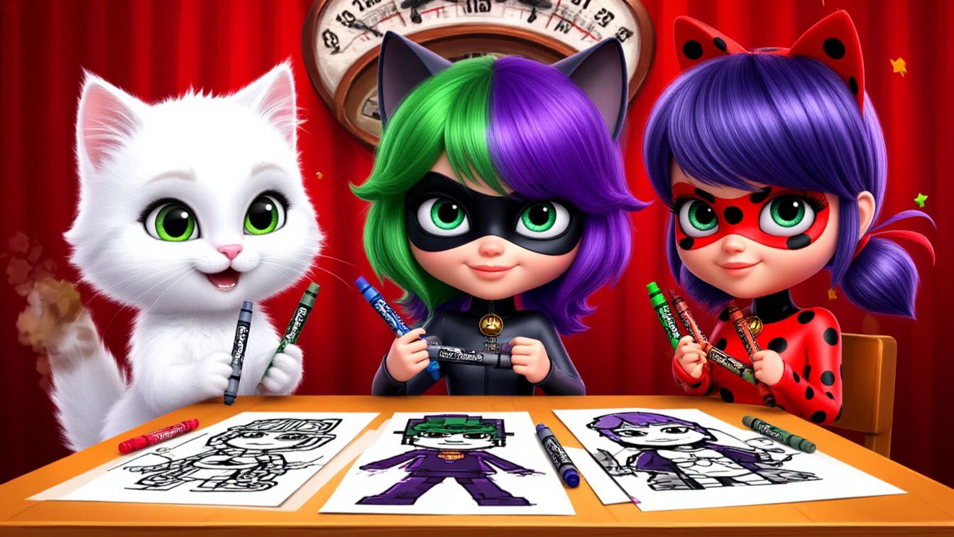 🎨 Рисуем на скорость: 3 маркера, 3 рисунка, море красок! 🖍️ смотреть онлайн