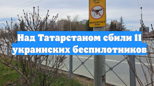 Над Татарстаном сбили 11 украинских беспилотников