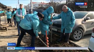 В Нальчике стартовала акция по высадке деревьев