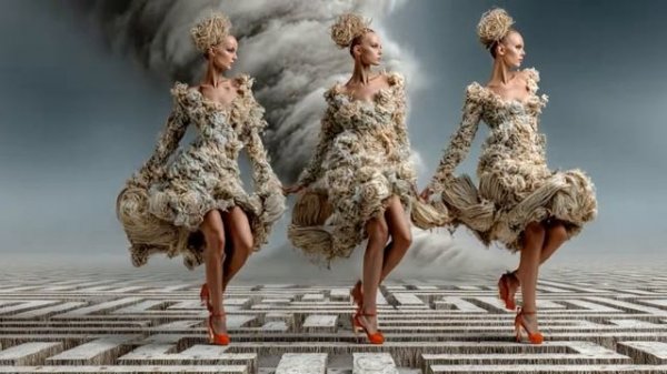 STORM & MAZE - ORIGINAL LYRICS, SURREAL MUSIC VIDEO & AI ART-(1074p25)