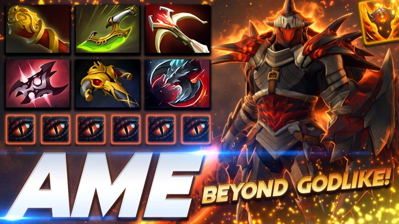 Ame Dragon Knight Beyond Godlike — профессиональный геймплей в Dota 2 [Смотри и учись]