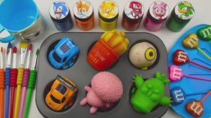 Успокаивающее видео сделай мега‑весёлые радужные воздушные шары‑конфеты с машинами Disneyi ASMR #011