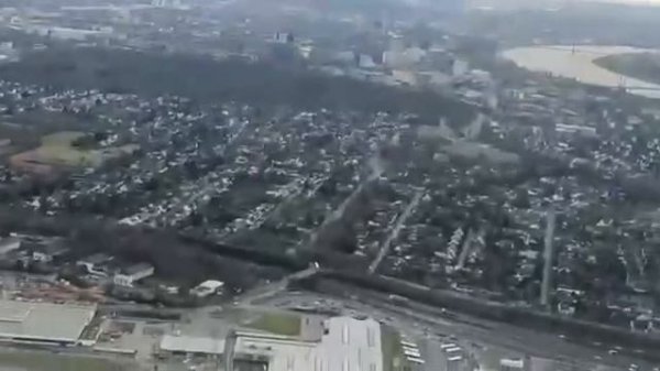 Стремительный взлет из Дюссельдорфа на борту Airbus A320 авиакомпании Eurowings