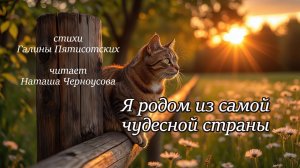 Я родом из самой чудесной страны Галина Пятисотских читает Наташа Черноусова