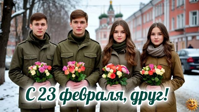 С 23 февраля друг