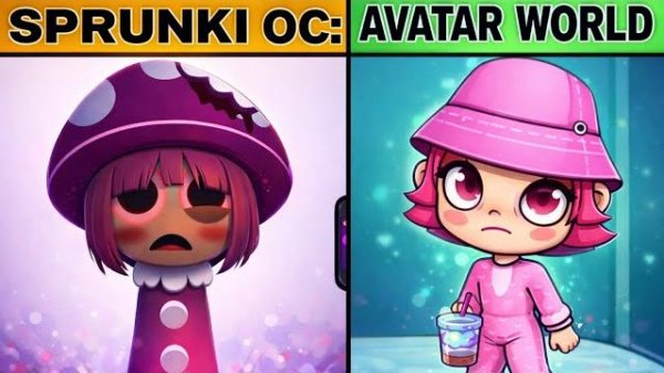 СПРУНКИ ОС ПРОТИВ AVATAR WORLD КТО КРУЧЕ? My Sprunki OC: ПРОТИВ МИРА АВАТАРОВ РЕАКЦИЯ