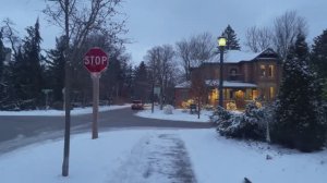 Расслабляющая прогулка по Тихому городу после снегопада ❄️☃️