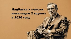 Надбавка к пенсии инвалидам 2 группы в 2026 году