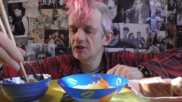 мукбанг рядовки и  картошка отворная