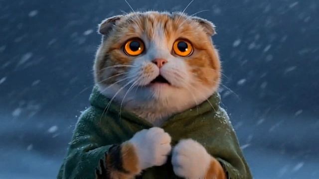 Отважный кот спас беременную кошку и её котёнка смотреть онлайн