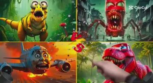 ДИНО‑МИНЬОН против САМОЛЁТА‑ПОЖИРАТЕЛЯ и КОКА‑КОЛЬСКОГО ЧУДА! 🦖👶✈️🥤