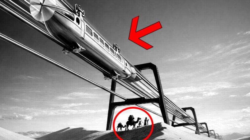 ⚡Рельсовый САМОЛЕТ прошлого ... смотреть онлайн