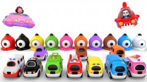 Пинки и Панда Весело играют на Автомобильной стоянке