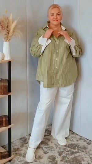 Как НОСИТЬ БЕЛЫЕ БРЮКИ ЖЕНЩИНАМ Plus Size! Стильные ОБРАЗЫ Плюс Сайз с Wildberries на ВЕСНУ
