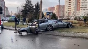 BMW разорвало пополам в смертельном ДТП в Ростове-на-Дону