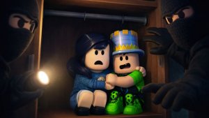 МЫ СТАЛИ МАЛЕНЬКИМИ и СПРЯТАЛИСЬ В ШКАФУ от ПОХИТИТЕЛЕЙ ДЕТЕЙ! Roblox приключение