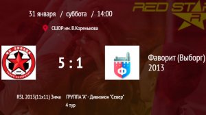 31-01-2026 vs. Фаворит, 5:1
