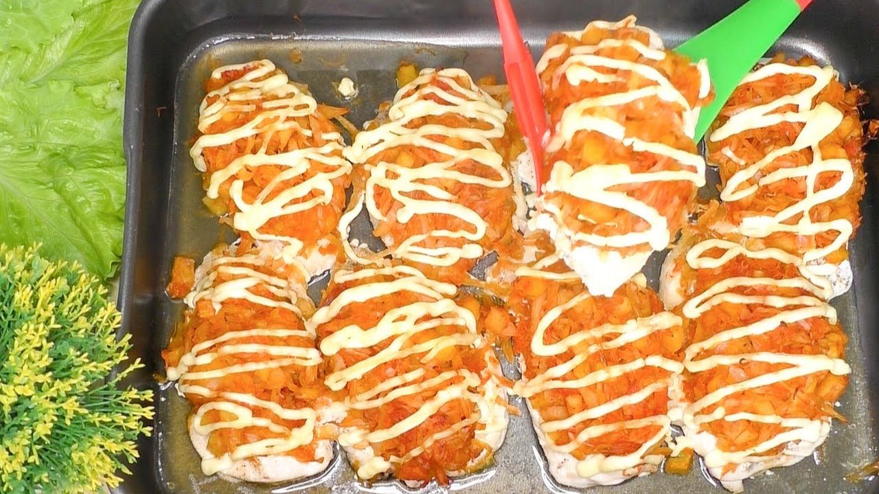 Такую вкуснятину Вы в ресторане не найдете! Готовлю быстро Куриную Грудку с овощами #641 смотреть онлайн