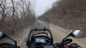 Подъем в гору на Honda CRF300L