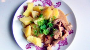 Бефстроганов из свинины в сметанном соусе - рецепт