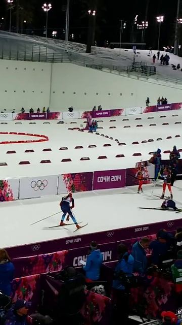 Эпичная биатлонная гонка - Зимняя Олимпиада - Сочи 2014 часть 1 смотреть онлайн