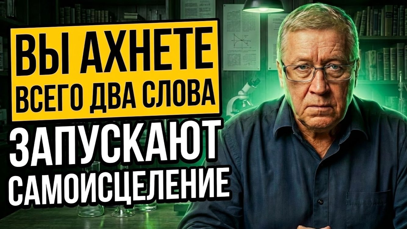 РАБОТАЕТ с ПЕРВОГО РАЗА. ГАРЯЕВ: ЭТИ ДВА СЛОВА активирует программу самоисцеления в тела. смотреть онлайн